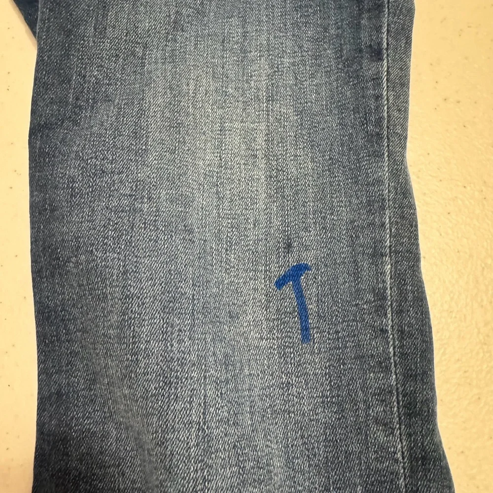 Free People Hippie Hi-Lo Bell Bottom Flare Jeans Blue 25